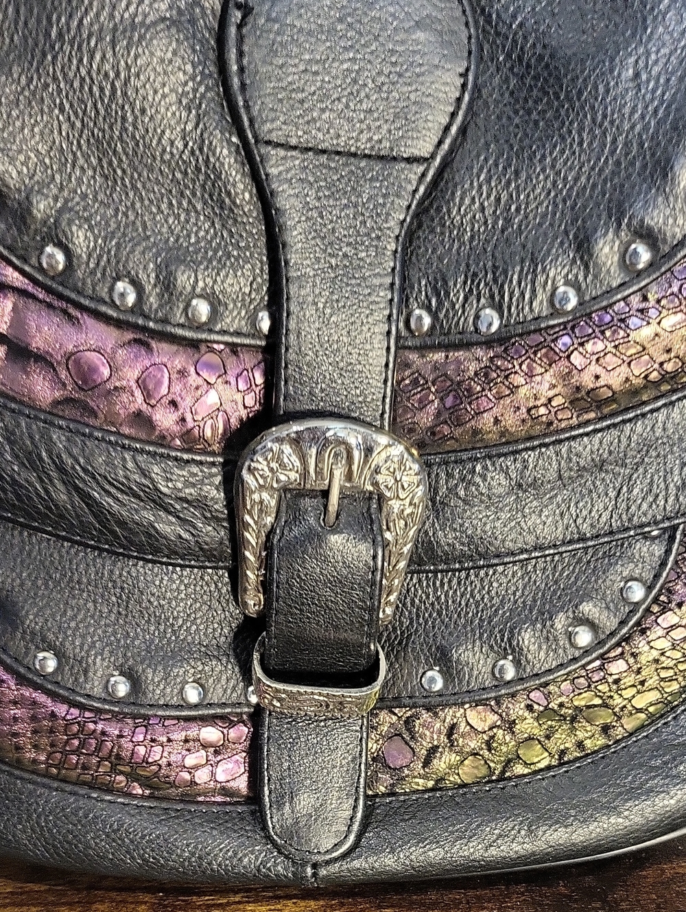 Unik International Leather Concealed Carry Purse - Picture 3 of 8